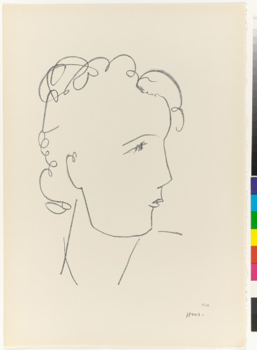 YOUNG FEMALE STUDENT, STUDY FOR "ECHOS"