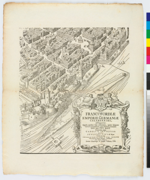 PLATE FROM THE SERIES "SIEGE OF FRANKFURT"