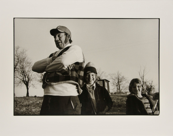 RAY MORGAN, FISHERMAN, AND HIS CHILDREN, ST. MARY'S COUNTY.