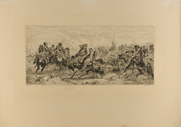 CHARGE D'ARTILLERIE DE LA GARDE