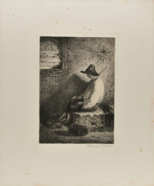 SABINE PEASANT BOY RESTING