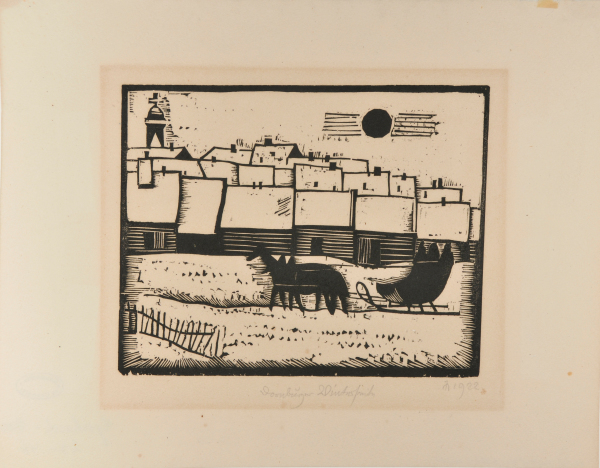 WINTER SCENE IN DORNBURG