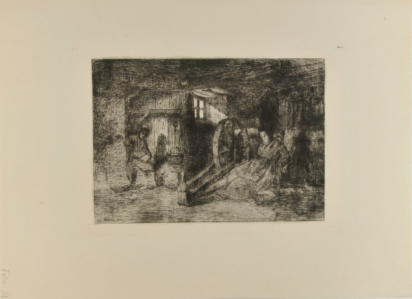 LA CARDEUSE ET LA FILEUSE