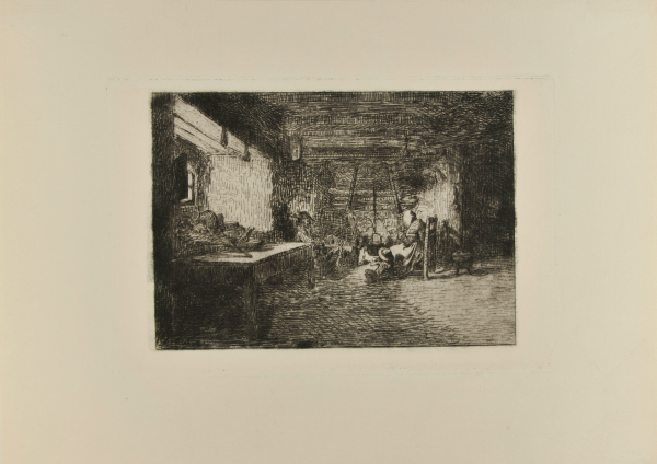 THE RUSTIC FIREPLACE