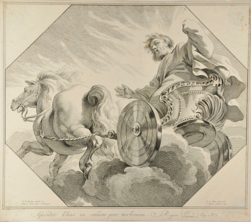 ELIAS ASCENDS TO HEAVEN IN A CHARIOT