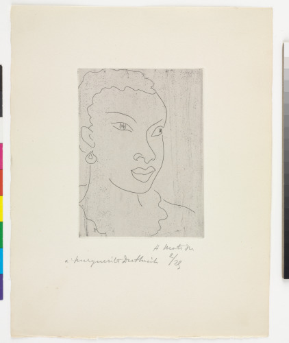 MARTINIQUAISE, STUDY FOR "FLEURS DU MAL"