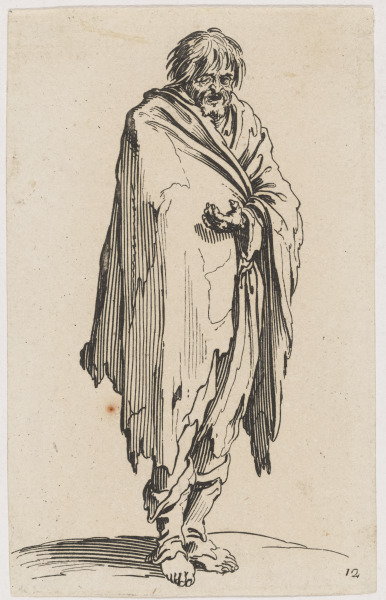 THE BARE-HEADED AND BARE-FOOTED BEGGAR