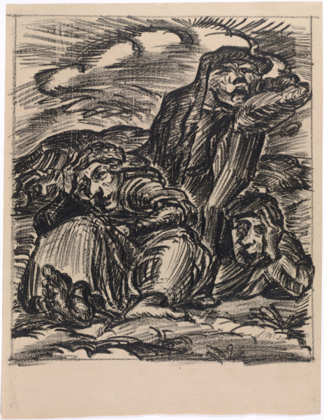 THREE HERMITS IN THE DESERT