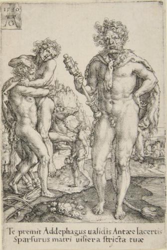 HERCULES SQUEEZING ANTAEUS TO DEATH