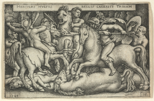 HERCULES BATTLING WITH THE TROJANS