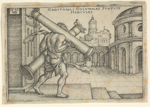 HERCULES CARRYING THE PILLARS