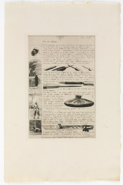 PLATE 1 FROM THE PORTFOLIO "A LETTER ON THE ELEMENTS OF ETCHING"