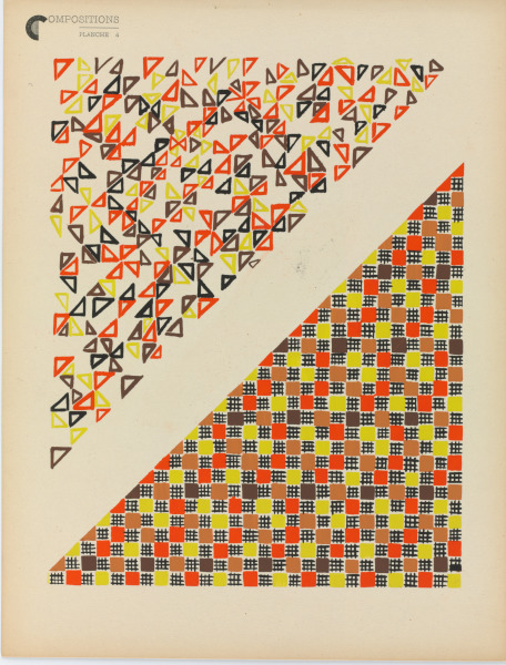 Plate 4 from the portfolio “Compositions, Couleurs, Idées”