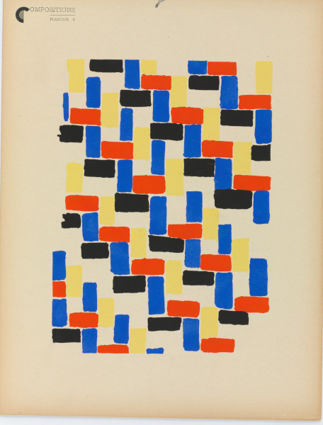 Plate 5 from the portfolio “Compositions, Couleurs, Idées”