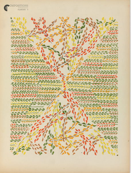 Plate 6 from the portfolio “Compositions, Couleurs, Idées”