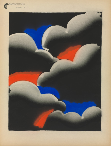 Plate 9 from the portfolio “Compositions, Couleurs, Idées”