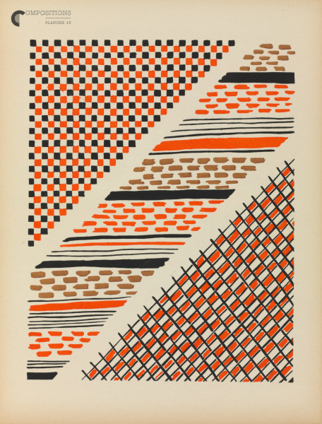 Plate 13 from the portfolio “Compositions, Couleurs, Idées”