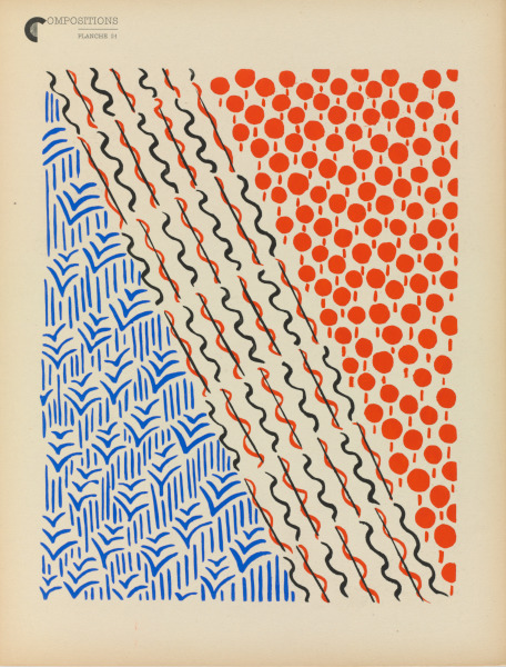 Plate 21 from the portfolio “Compositions, Couleurs, Idées”