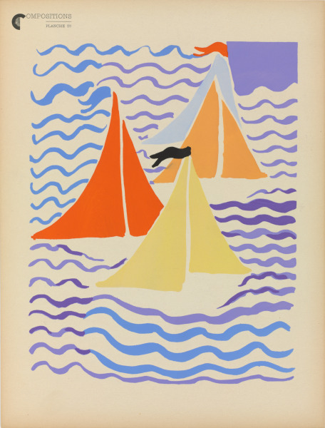 Plate 25 from the portfolio “Compositions, Couleurs, Idées”