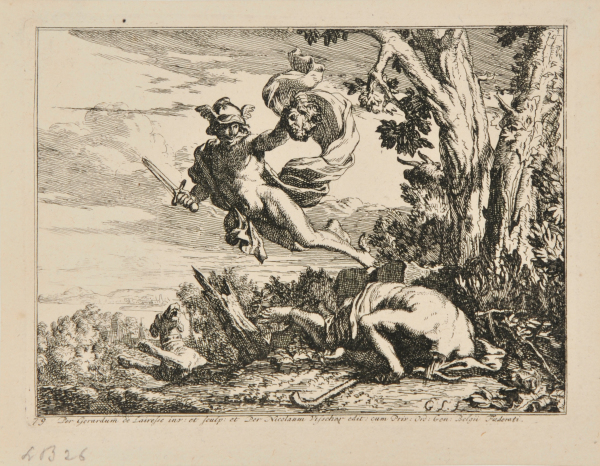 MERCURY FLIES AWAY WITH ARGUS'S HEAD