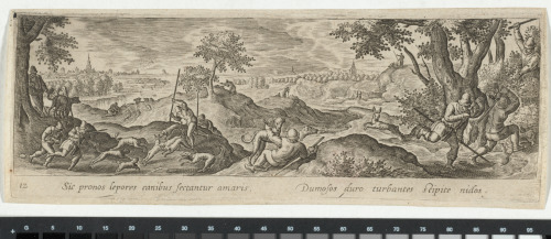 THE HARE HUNT WITH HOUNDS AND SPEARS