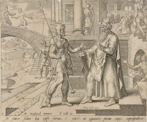 THE ELDER SON REMONSTRATING WITH HIS FATHER