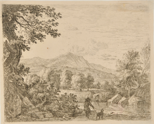 THE MAN WITH HIS DOG