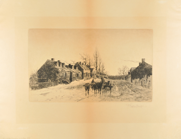 THE SMALL LANDSCAPE WITH TWO GOATS