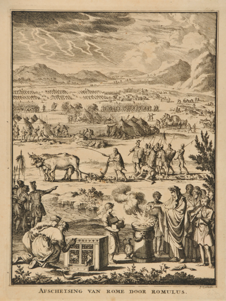 OFFERING TO ROME BY ROMULUS