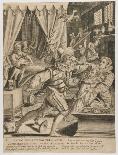 ET TANDEM FINIS VITAE MORTALIBUS ADSTAT / SCANDENDA EST FORUI LUBRICA CYMBA SENIS