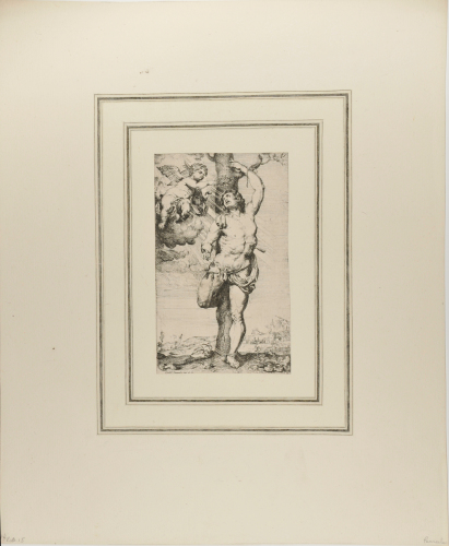 ST. SEBASTIAN BOUND TO A TREE