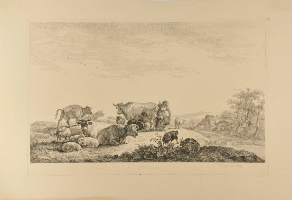 LANDSCAPE WITH CATTLE