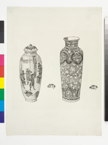 OVIFORM VASE AND CYLINDRICAL VASE