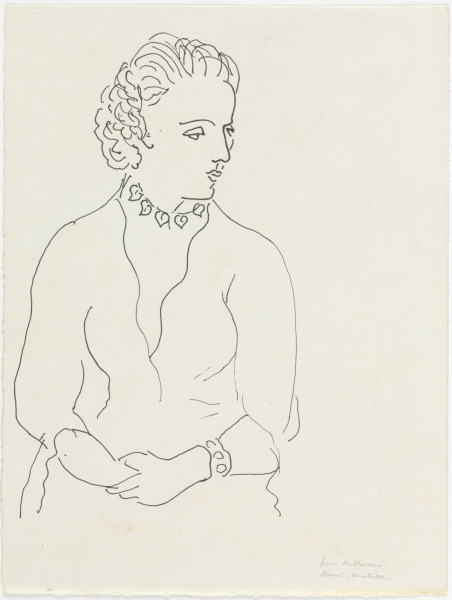 SEATED WOMAN (RECTO AND VERSO; STUDY FOR MALLARMÉ?)