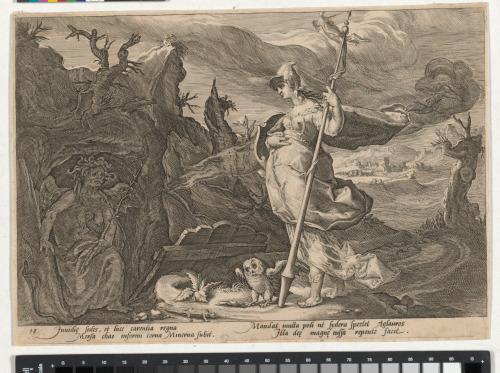 MINERVA COMMANDING ENVY TO CAUSE JEALOUSY IN THE HEART OF AGRAULOS