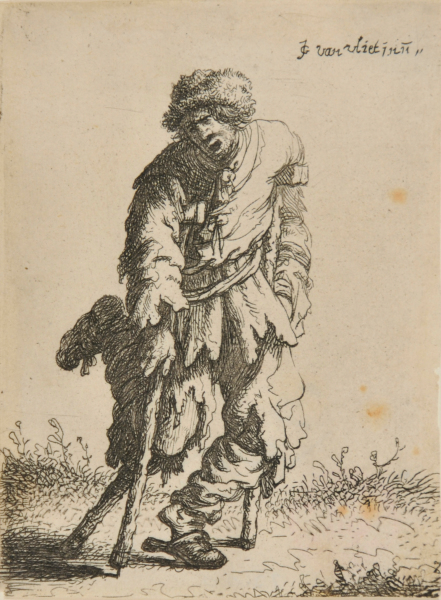 BEGGAR WITH A WOODEN LEG