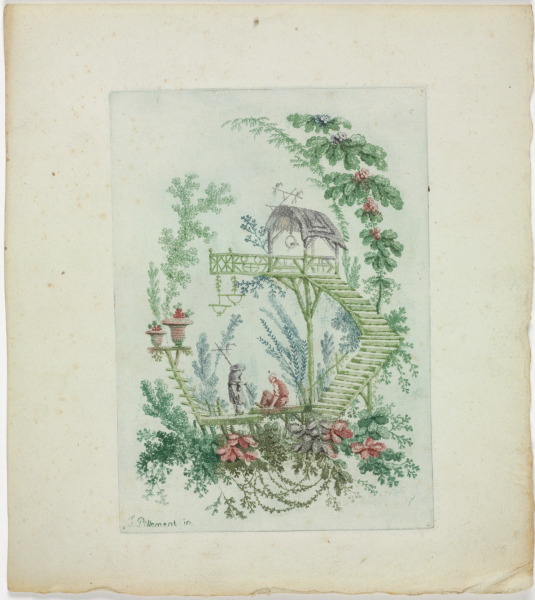 PLATE FROM THE SERIES "NEW SUITE OF NOTEBOOKS OF CHINESE DESIGNS FOR THE USE OF DESIGNERS AND PAINTERS"