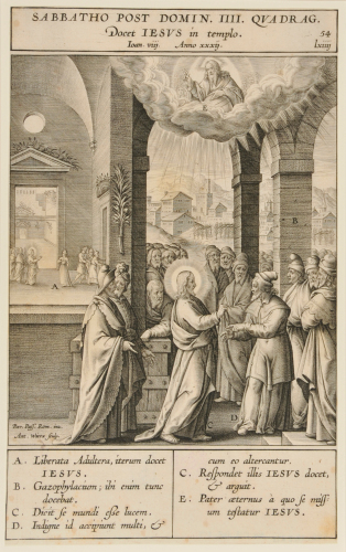 CHRIST TEACHING IN THE TEMPLE