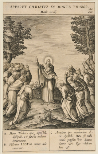 CHRIST APPEARING AT MOUNT TABOR
