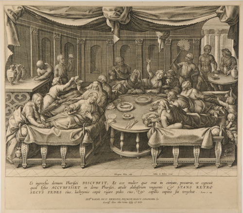 CHRIST AT SUPPER WITH SIMON THE PHARISEE