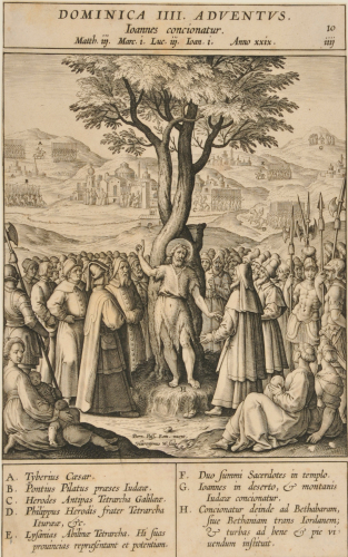 SAINT JOHN PREACHING TO THE MULTITUDE