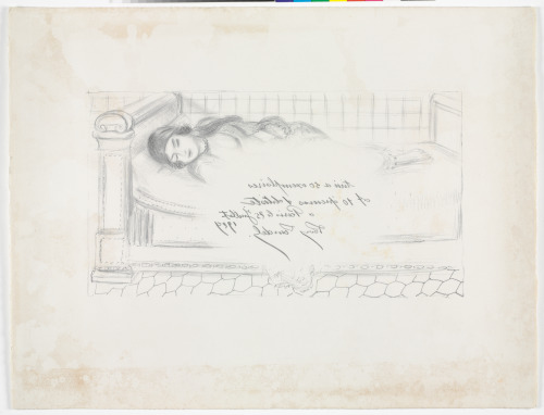 ORIENTAL WOMAN ON COUCH, RED TILED FLOOR