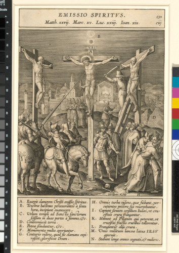 CHRIST ON THE CROSS, LONGINUS STABBING CHRIST WITH HIS LANCE