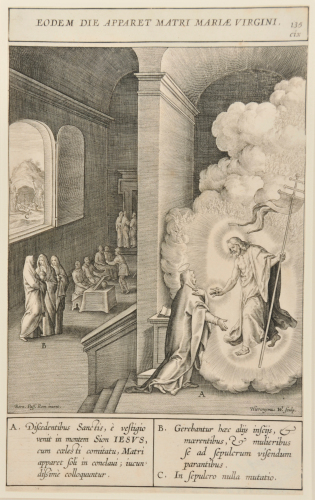 CHRIST APPEARING BEFORE THE VIRGIN