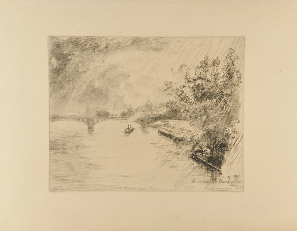 VIEW OF THE PONT DES SAINTS-PERES