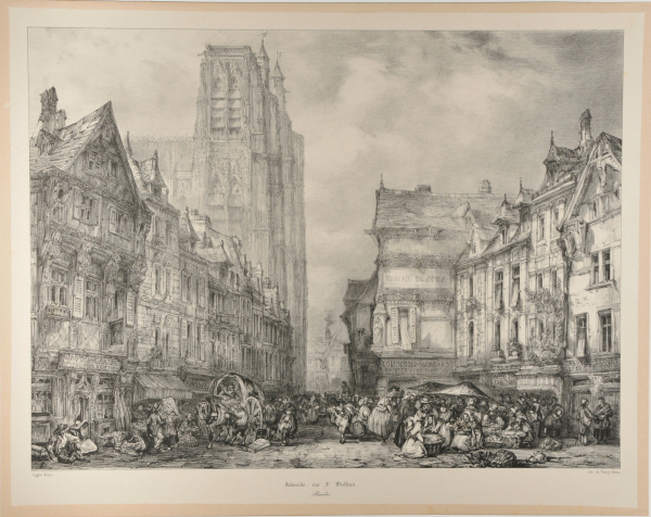 ABBEVILLE, RUE ST. WULFRAN, PICARDIE