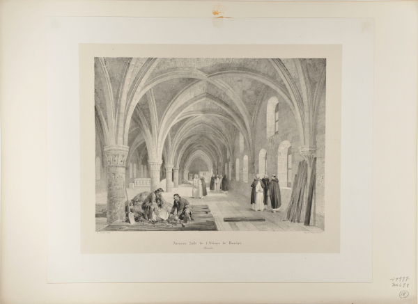 ANCIENNE SALLE DE L'ABBAYE DE VAUCLAIR, PICARDIE