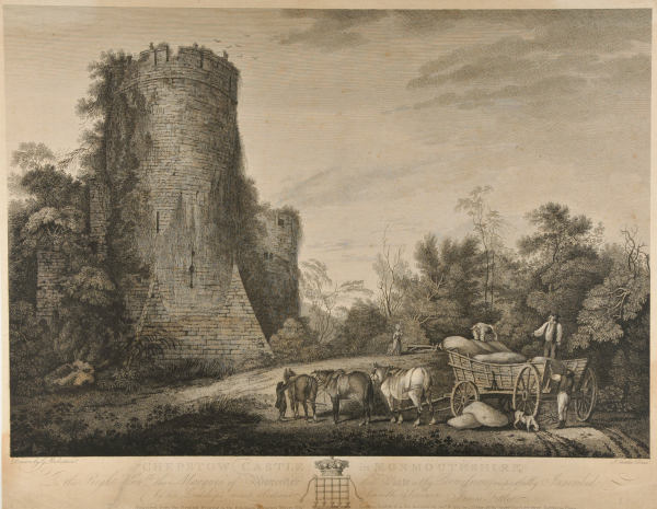 CHEPSTOW CASTLE IN MONMOUTHSHIRE