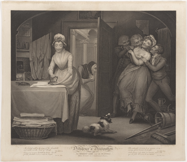 THE MODEST GIRL AND THE WANTON, FELLOW SERVANTS IN A GENTLEMAN'S HOUSE