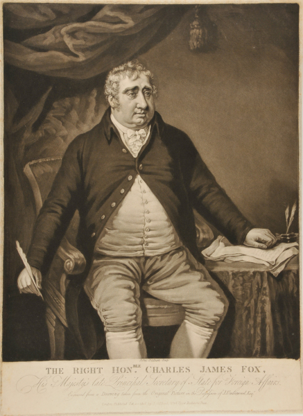 THE RIGHT HONBLE. CHARLES JAMES FOX